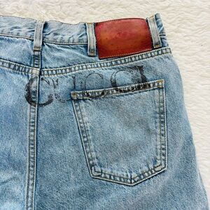 Gucci Buttons Up Gucci Stamped Jeans size 32 waist 29